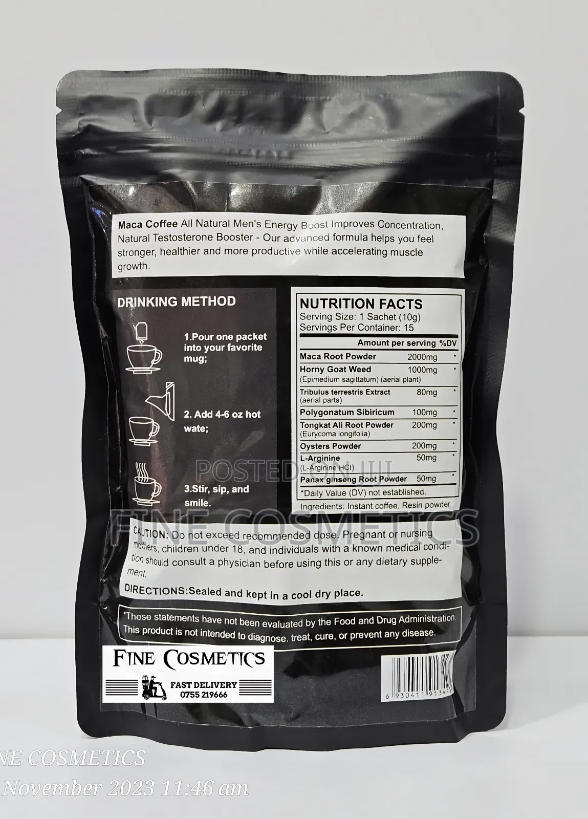 Wholesale Only Maca Root Manpower Energy Booster Stamina Tea
