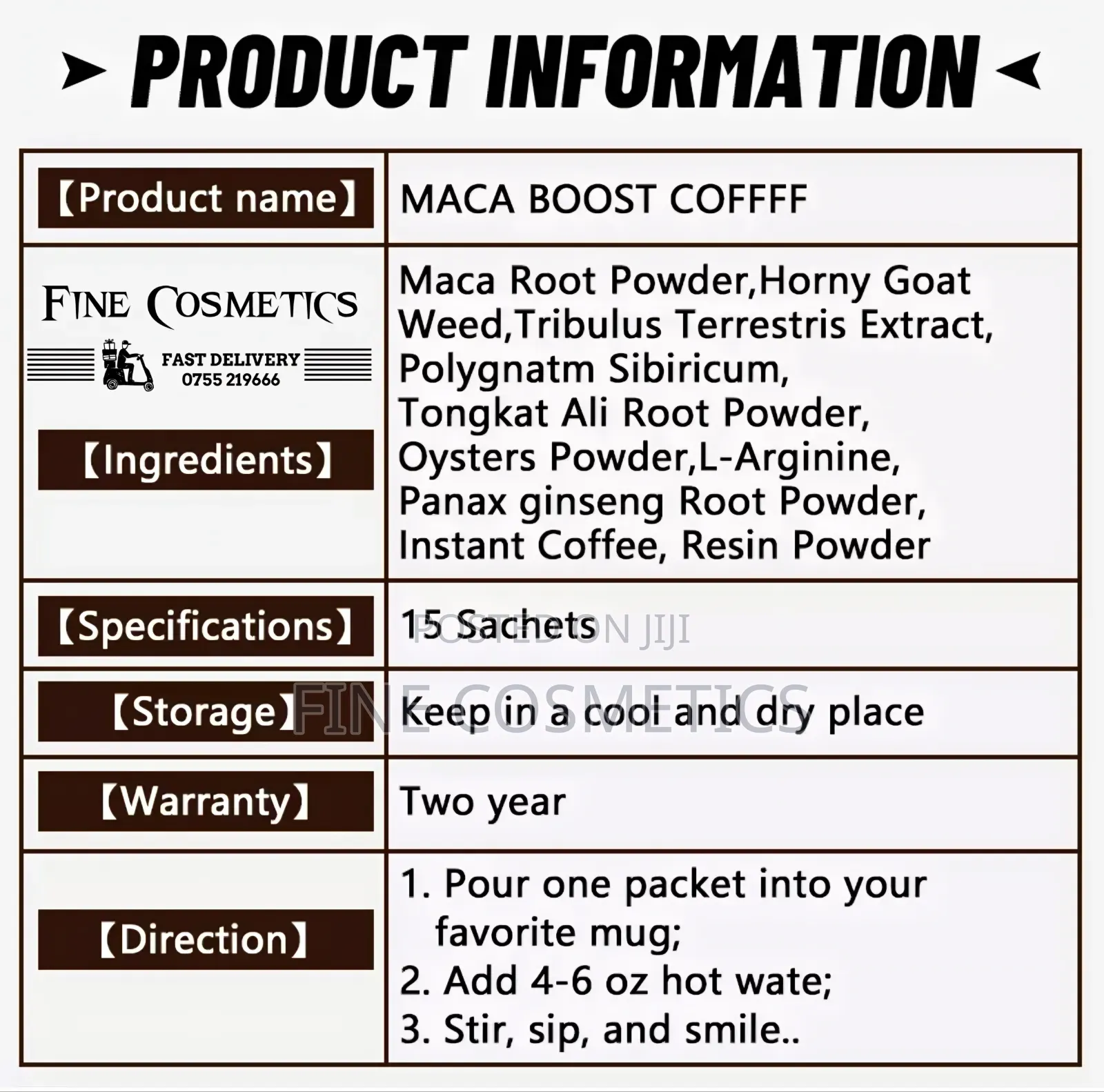 Wholesale Only Maca Root Manpower Energy Booster Stamina Tea