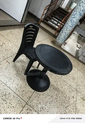 Dining Plastic Table and a Chair