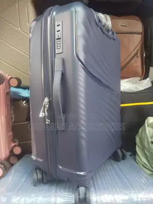 Blue Rubber Suitcase