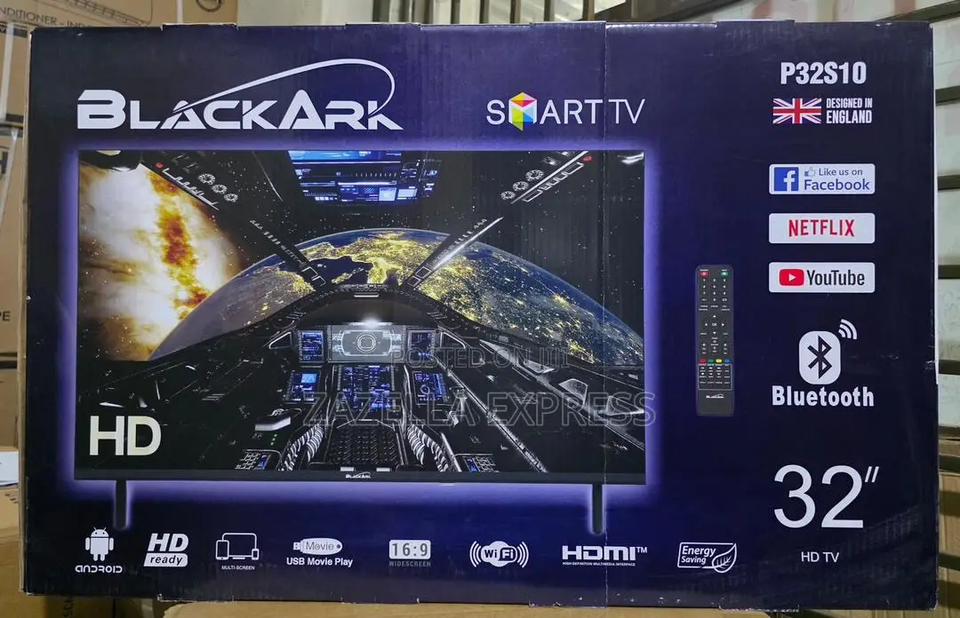Black Ark 32” Smart Television With Bluetooth