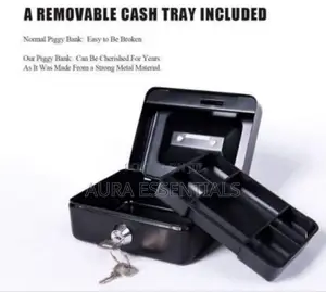Locking Large Steel Cash Box