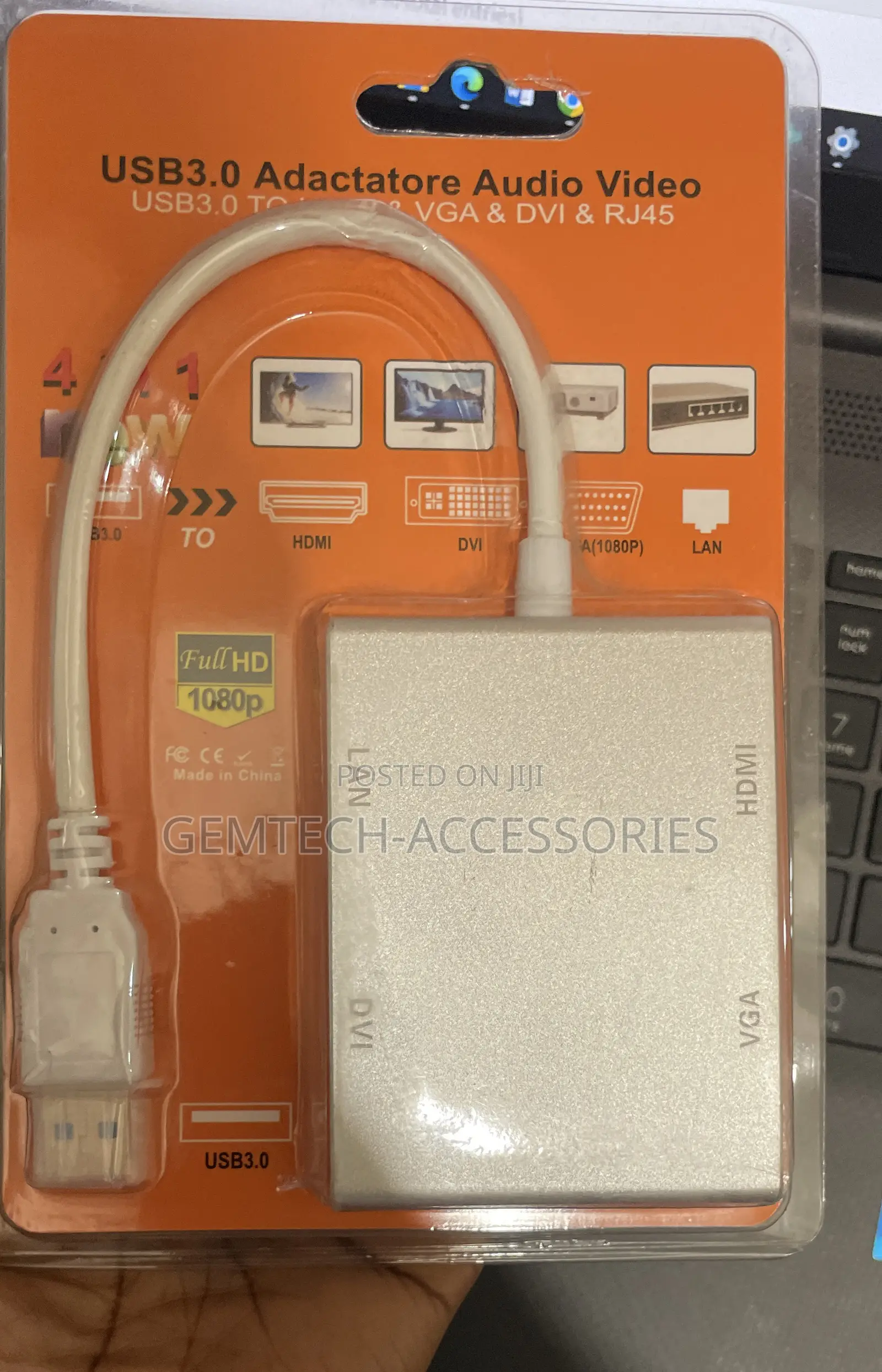 Usb 3.0 to Dvi to Vga , Lan , Hdmi
