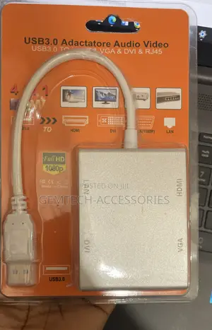 Usb 3.0 to Dvi to Vga , Lan , Hdmi
