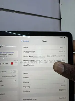 New Apple iPad Air (2020) 64 GB Blue