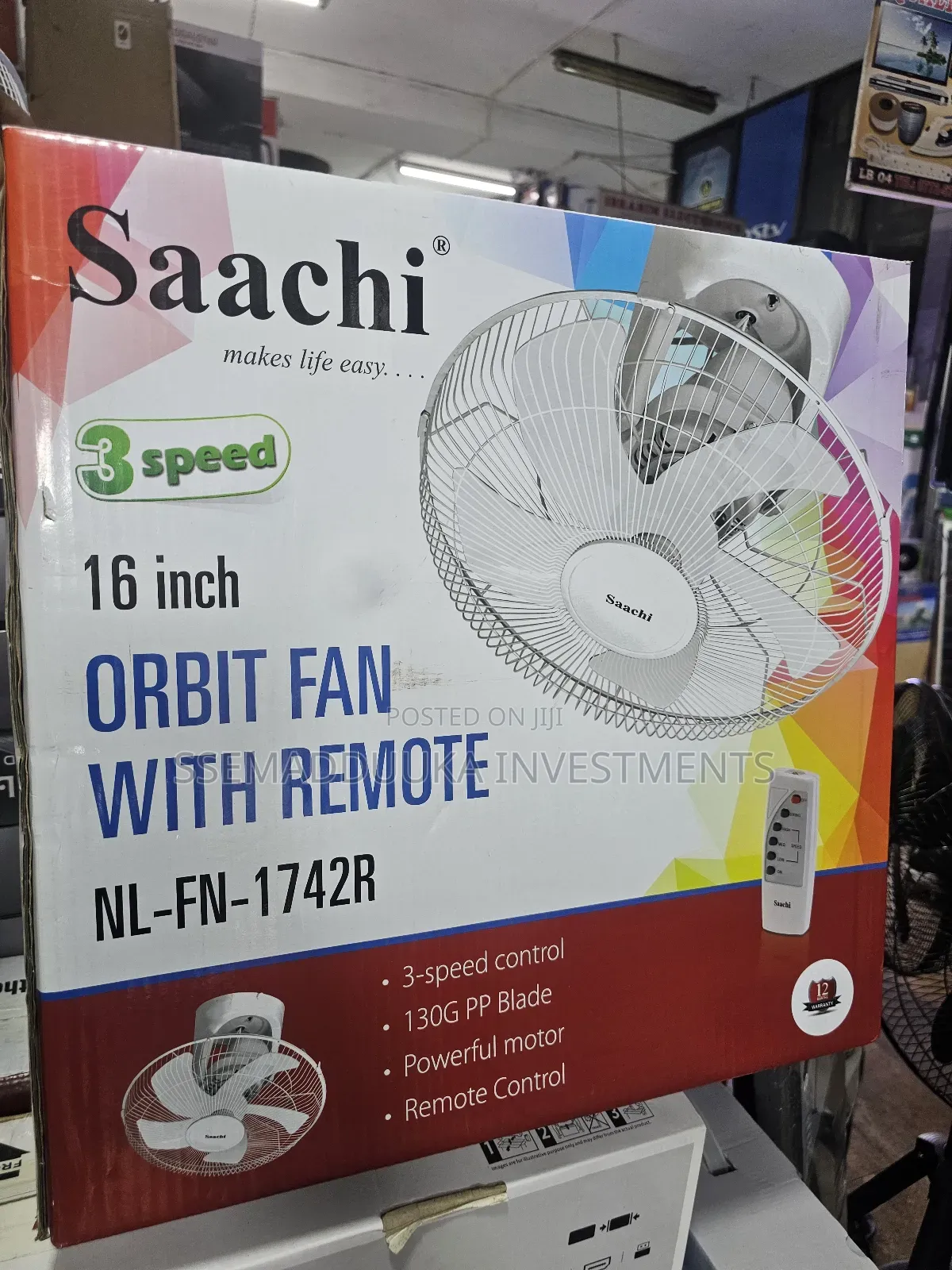 Saachi Ceiling Fan With Remote Control