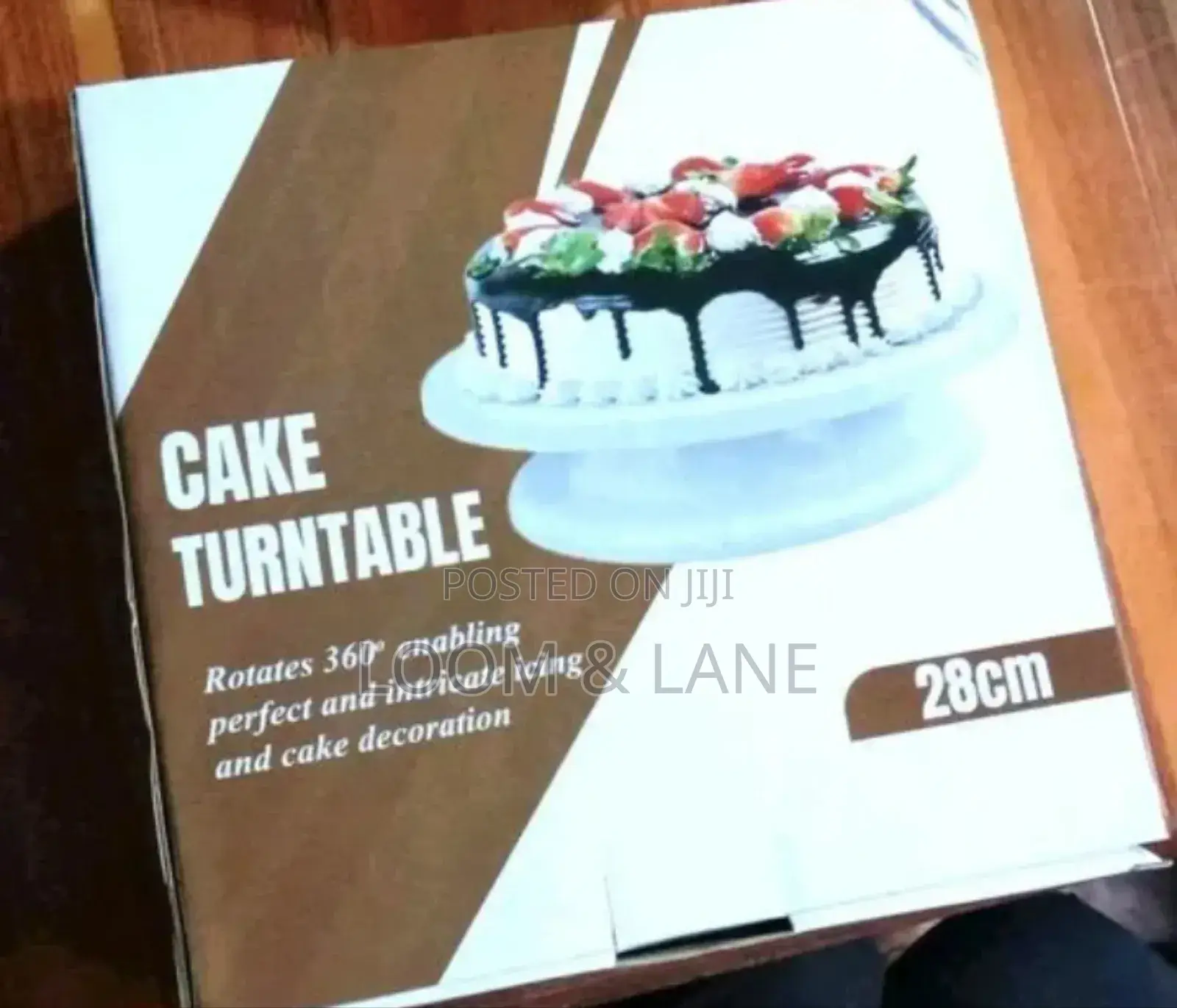 Plastic Cake Plate Turnable