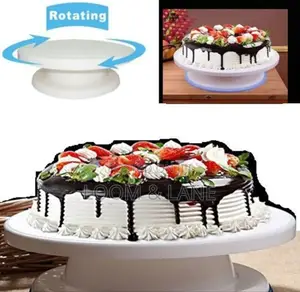 Plastic Cake Plate Turnable