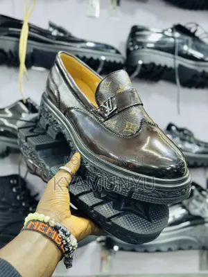 Louis Vuitton Shiny Patent Leather Loafers