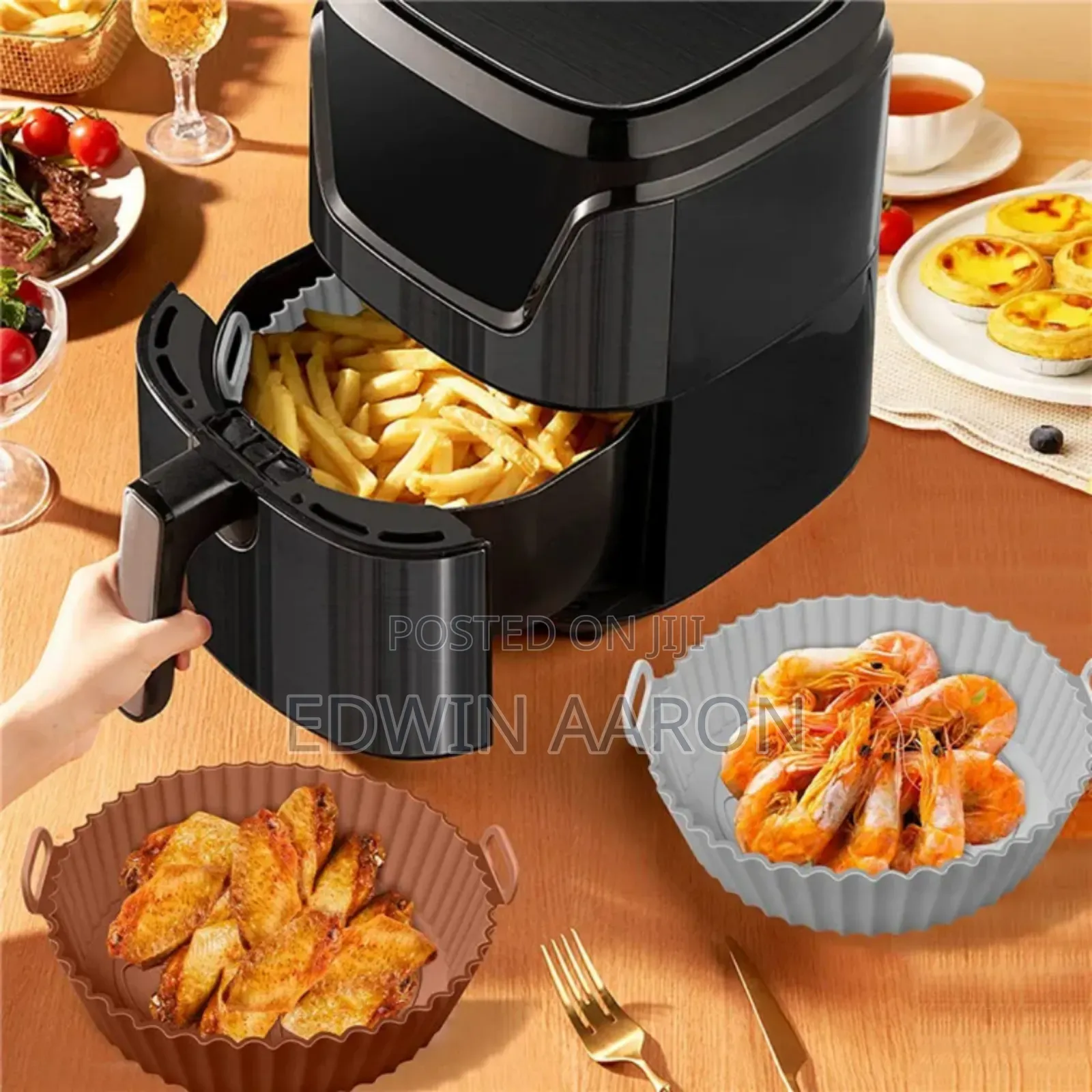 2pcs Silicone Airfryer Liner