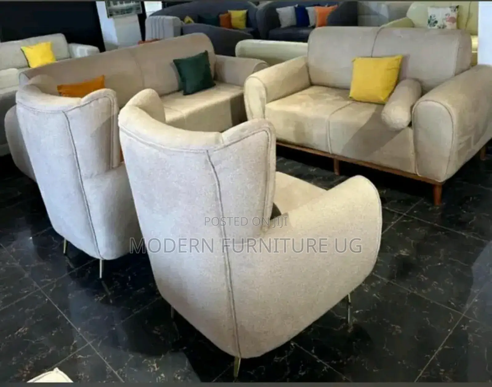 Six Seater Cream 2,2,1,1