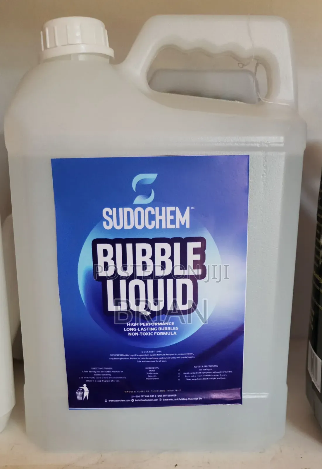 Bubble Liquid for Bubbles and Machine