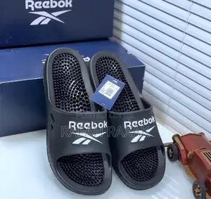 Original Black Classic Reebok Massage Sandals
