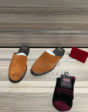 Original Men’S Brown Anax Mule Half Suede Shoes