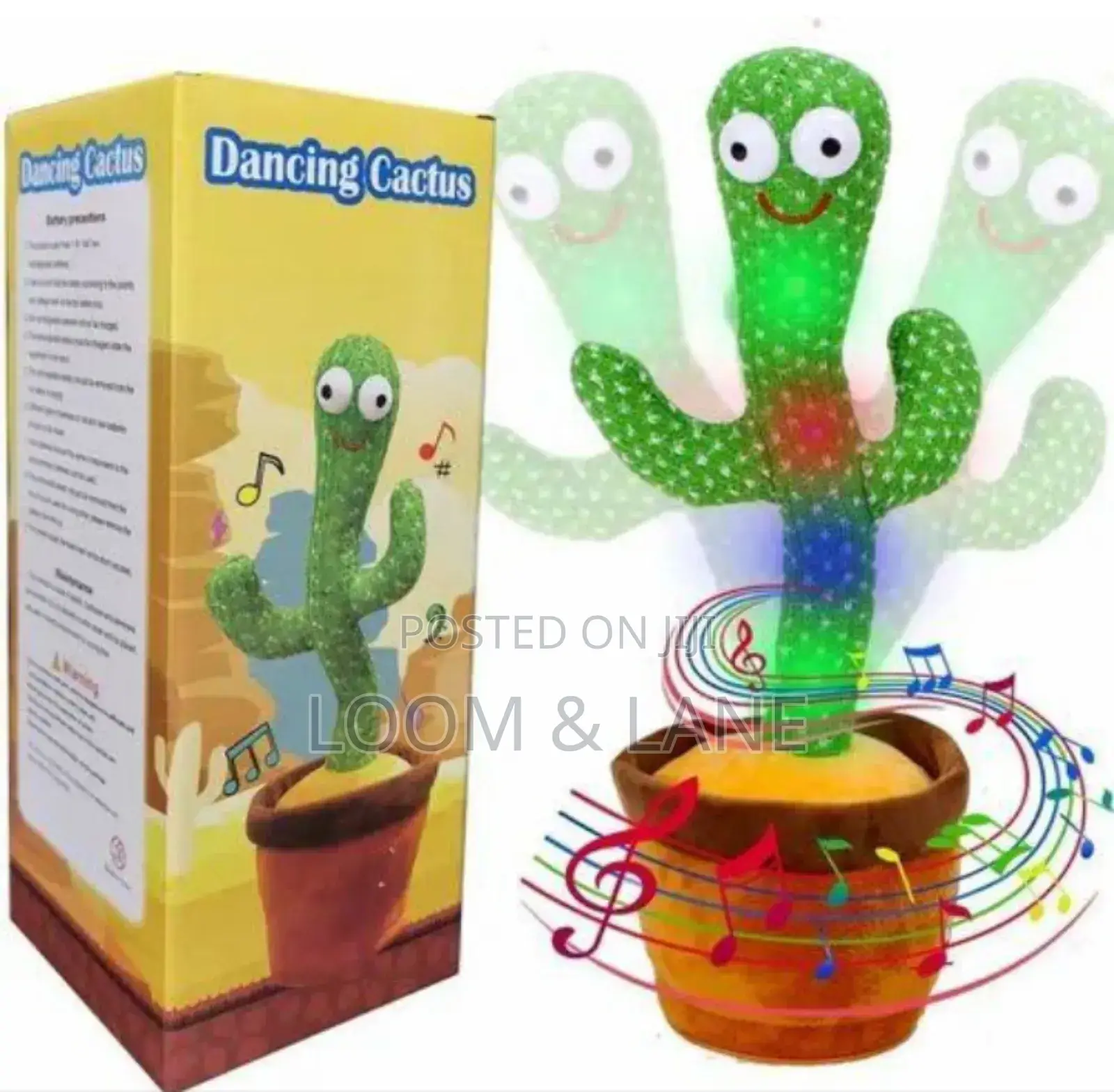 Playful Talking Dancing Cactus Toy