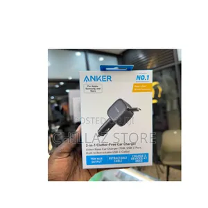 Anker 2 in 1 Clutter Free Car Charger.