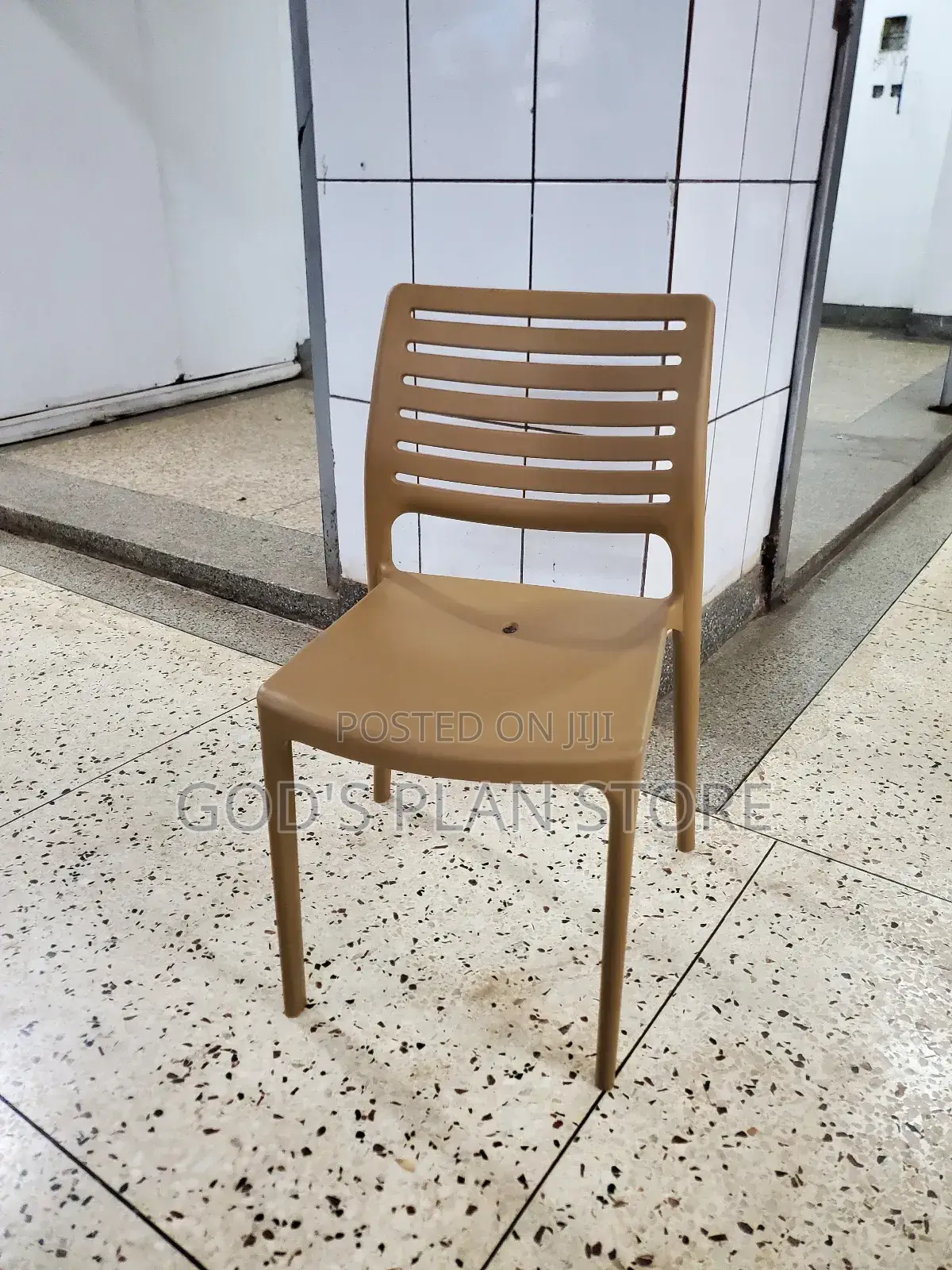 Imported Armless Brown Plastic Chairs Plastic Chairs