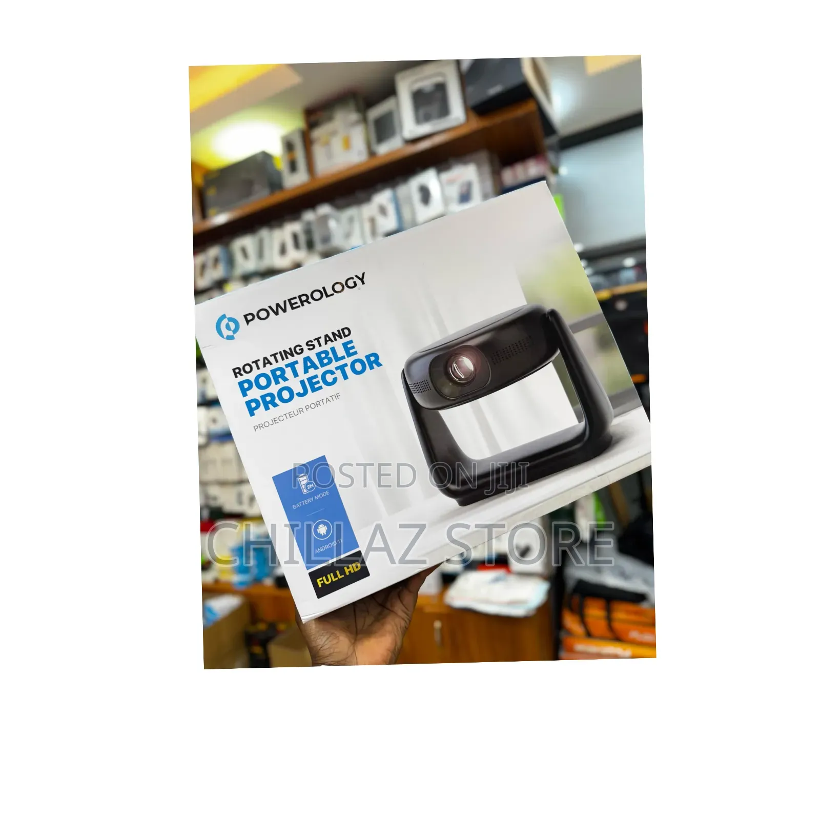 Powerology Portable Rotating Projector.