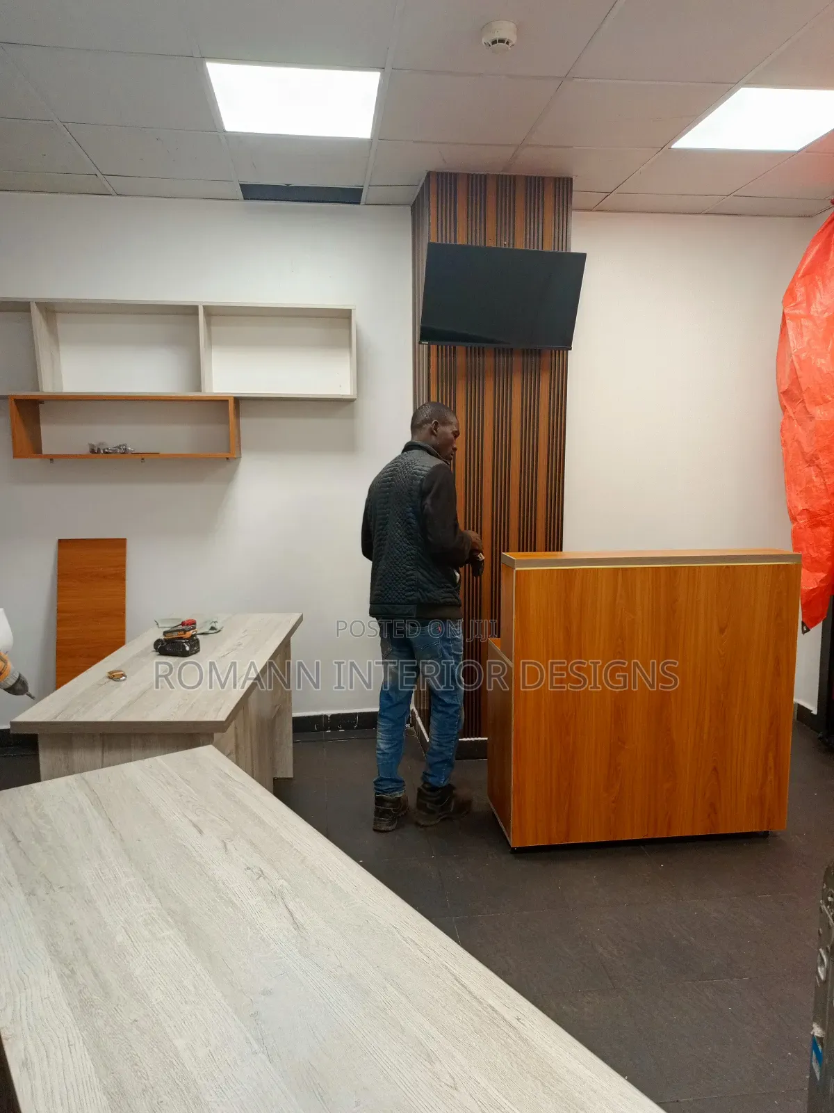 Reception Desk and Office Tables
