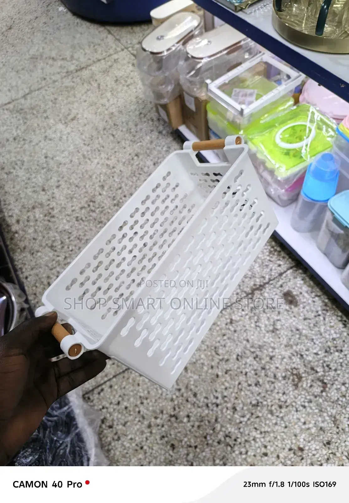 Plastic Storage Organizer Basket 1pc