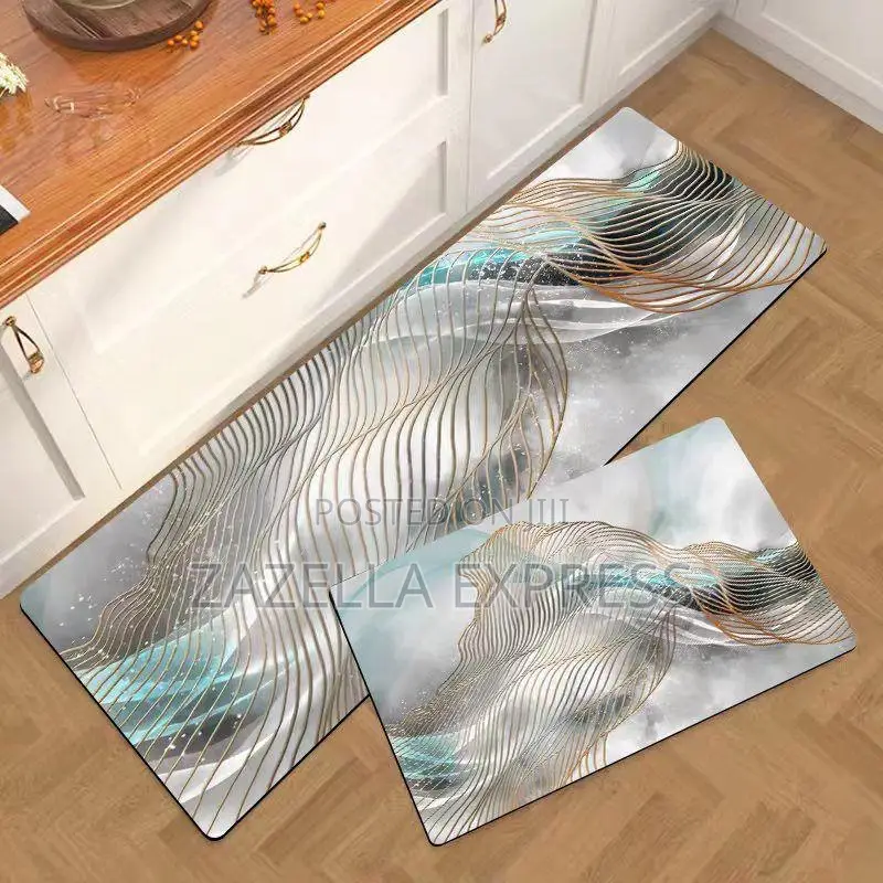 Non Slippery 2pc Kitchen Mats Restocked