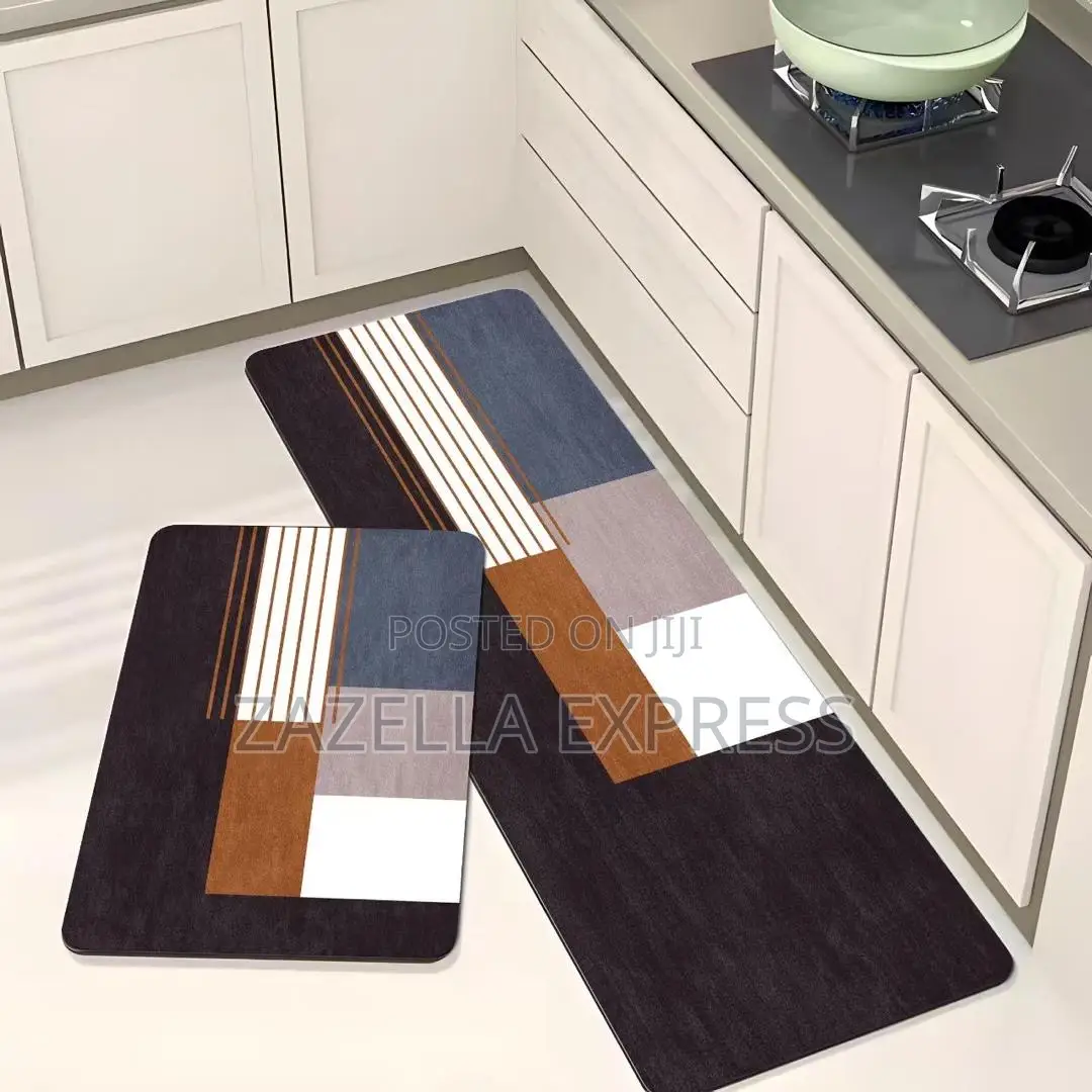 Non Slippery 2pc Kitchen Mats Restocked
