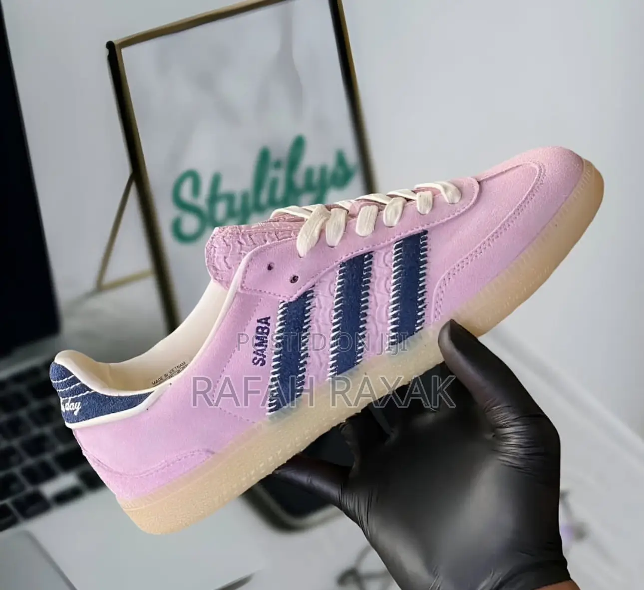 Original Adidas Samba X Notitle “Pink” Sneakers