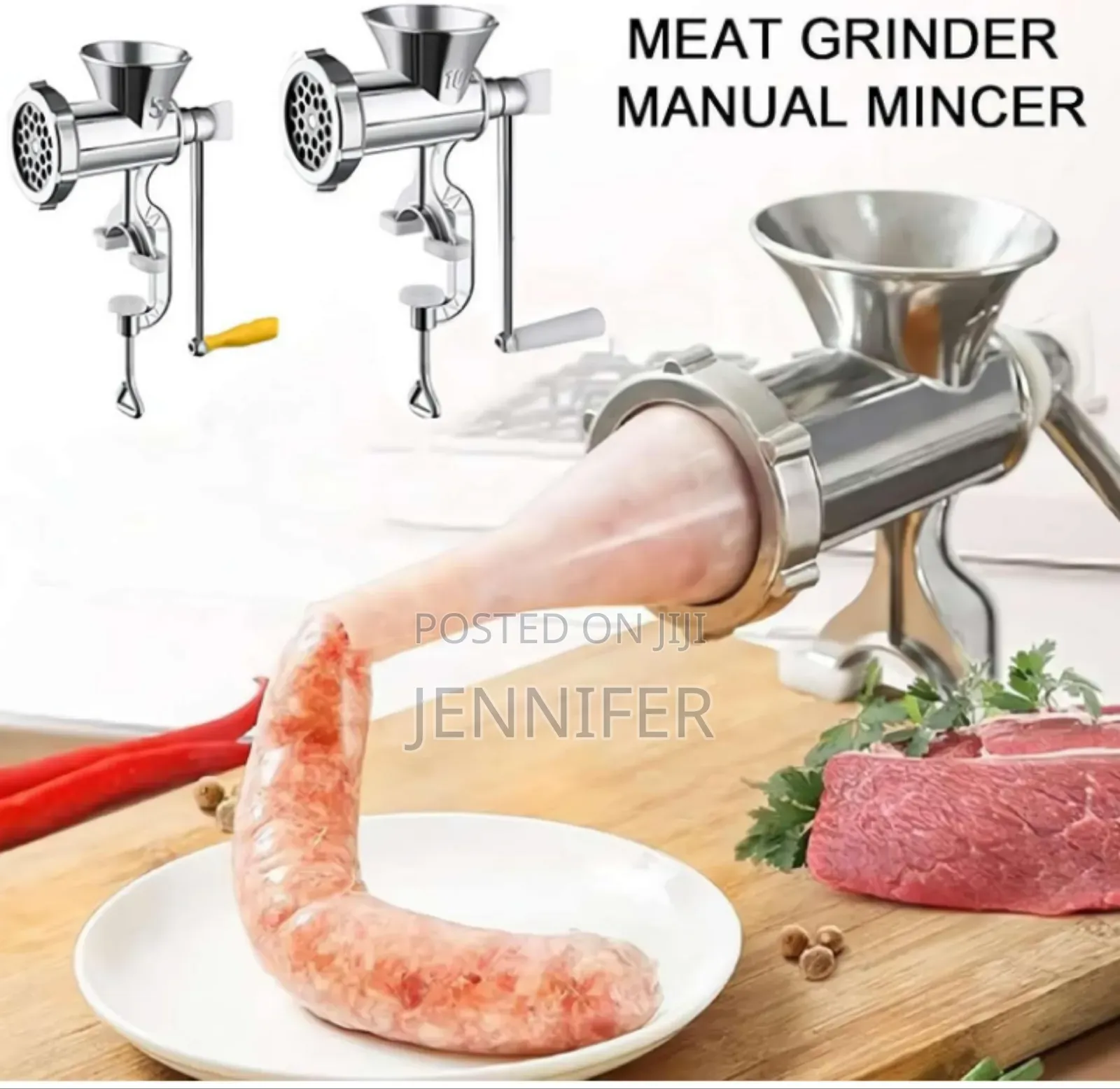Meat Grinder, Vegetable Chopper and Food Processor