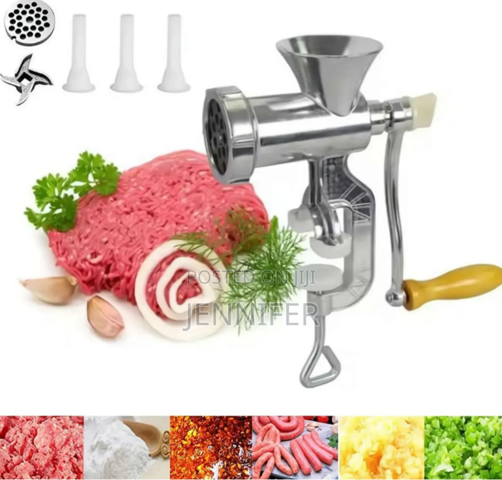 Meat Grinder, Vegetable Chopper and Food Processor