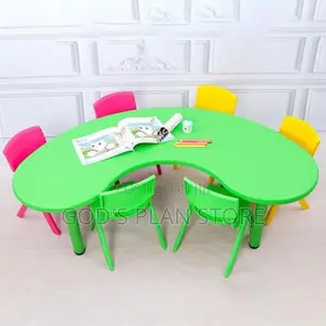 Kids Table and 6 Chairs Set