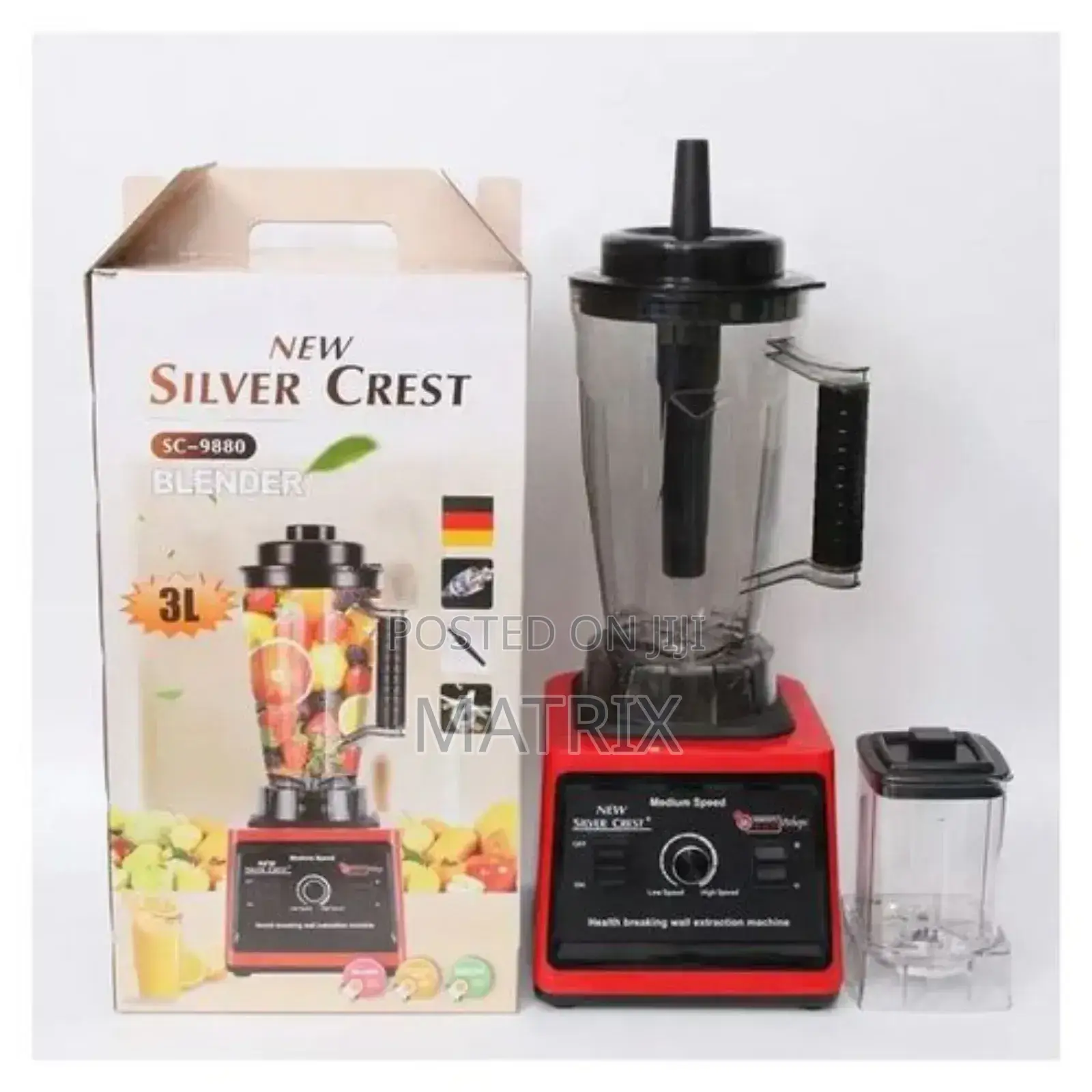 Silver Crest 3l Big Commercial 2 in 1 Blender