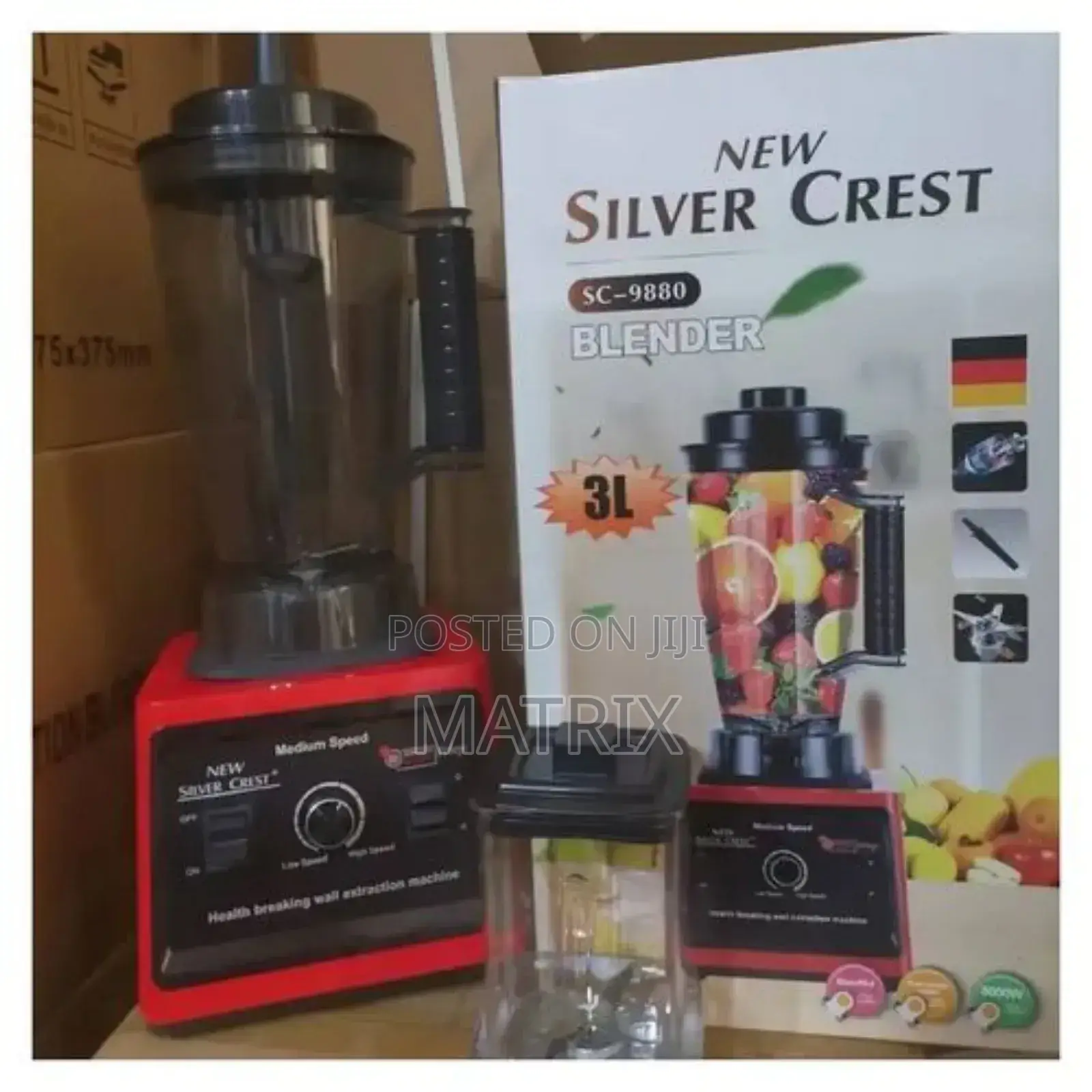 Silver Crest 3l Big Commercial 2 in 1 Blender