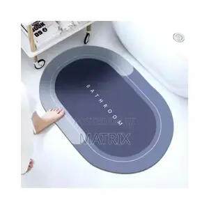 Non-Slip Toilet Bathroom Rugs Carpets- Colour May Vary