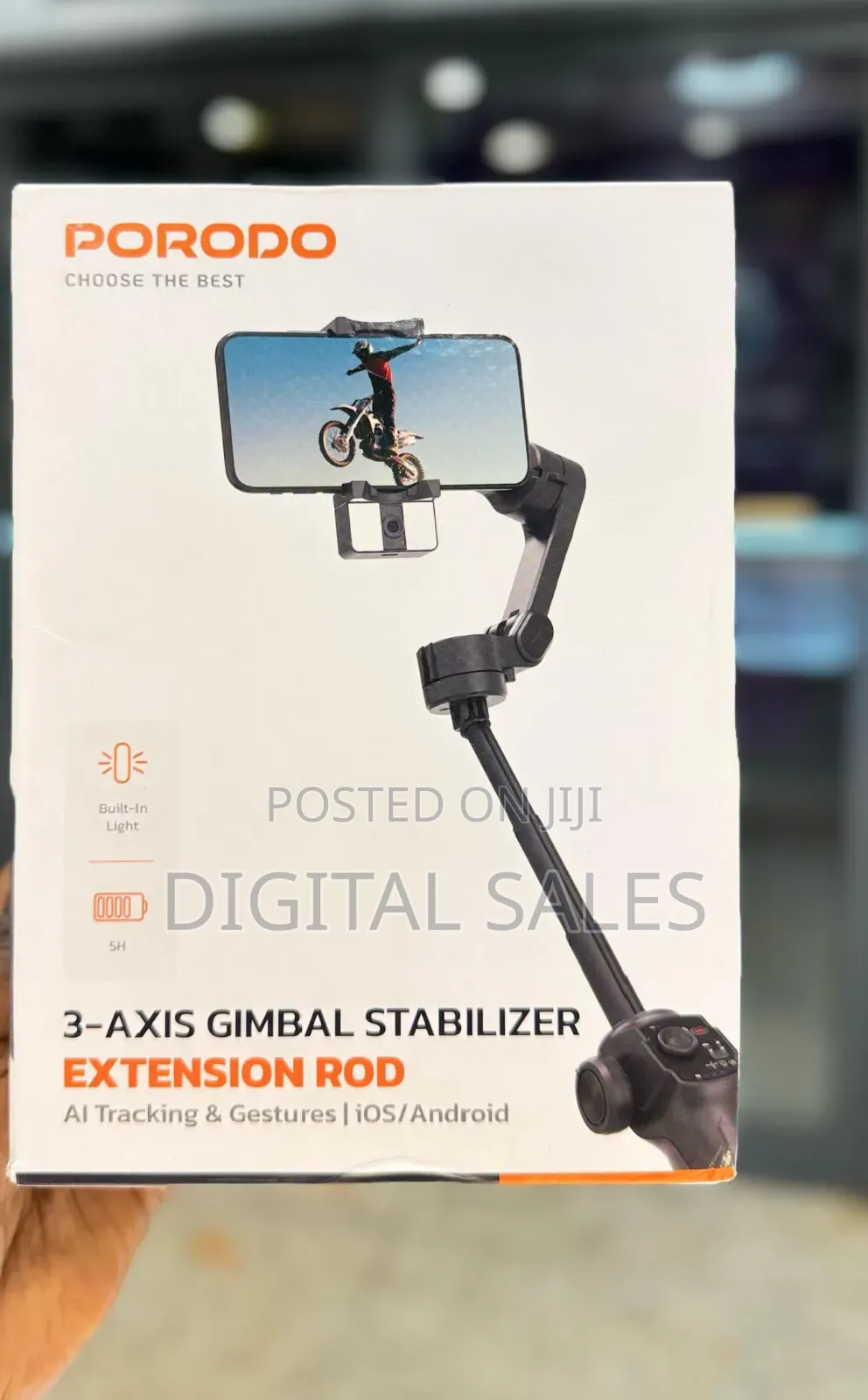Porodo 3-Axis Gimbal Stabilizer.
