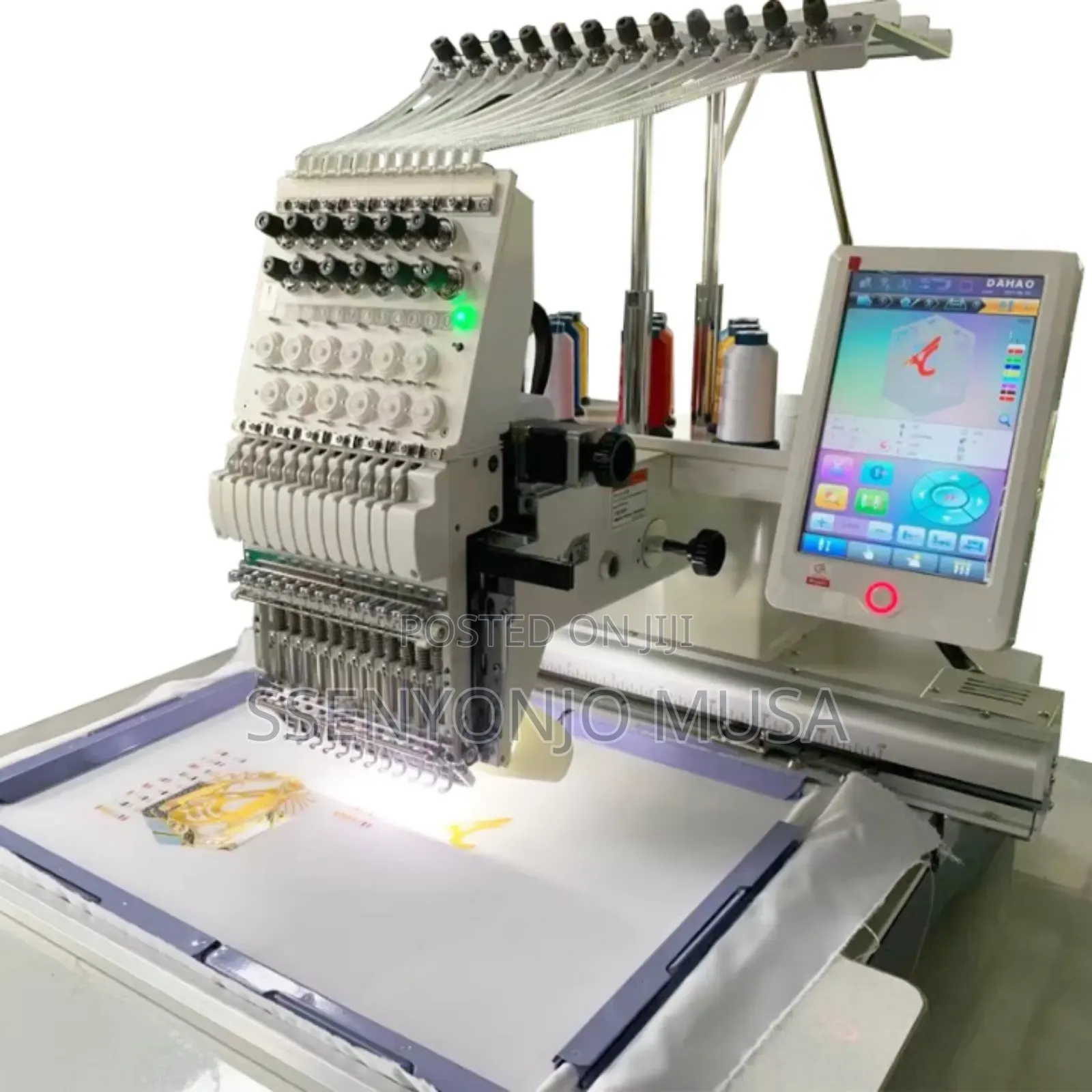 Yunfu Single Head Computerized Embroidery Machine-12 Needles