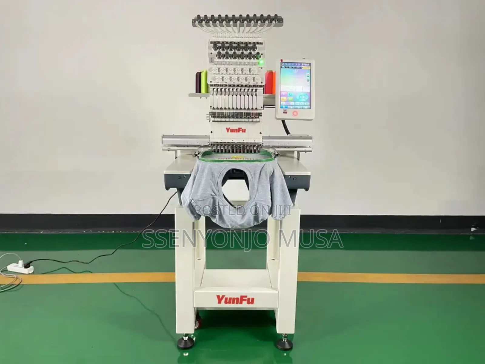 Yunfu Single Head Computerized Embroidery Machine-12 Needles