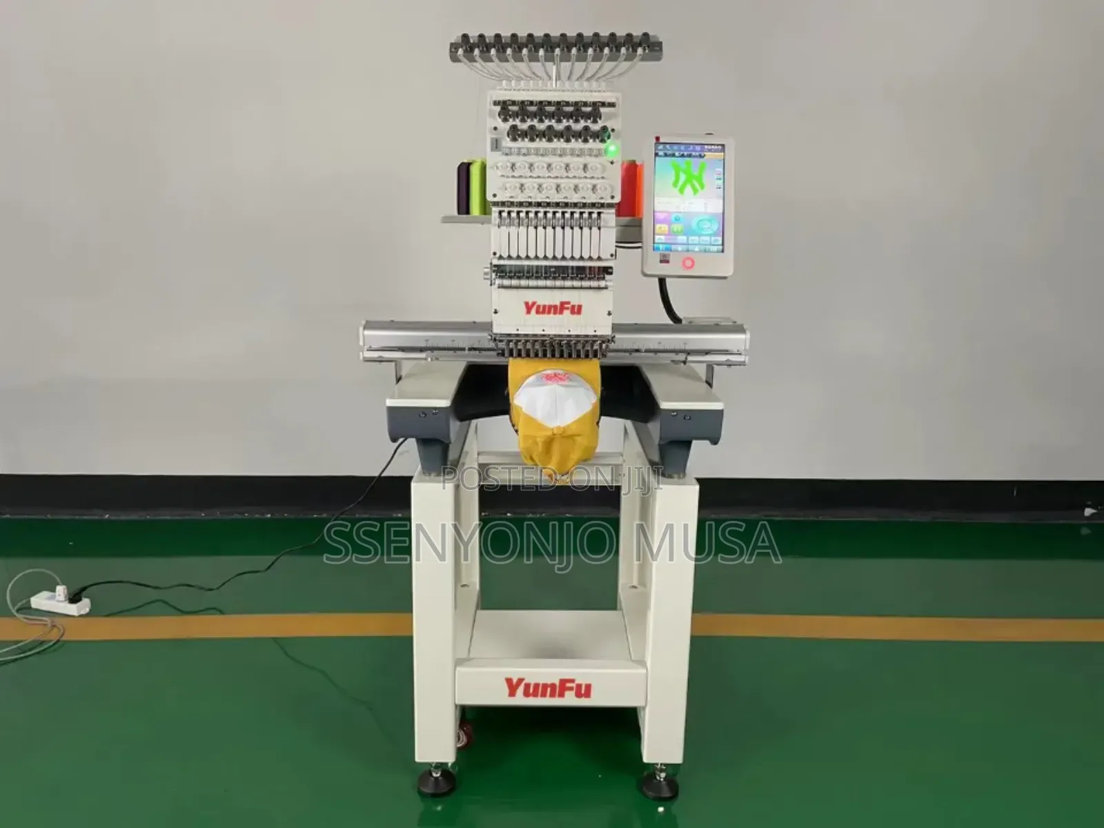 Yunfu Single Head Computerized Embroidery Machine-12 Needles