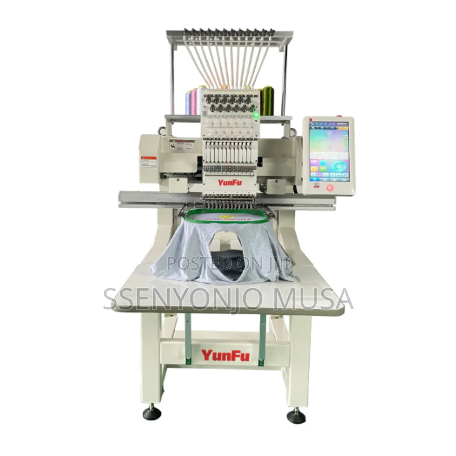 Yunfu Single Head Computerized Embroidery Machine-12 Needles