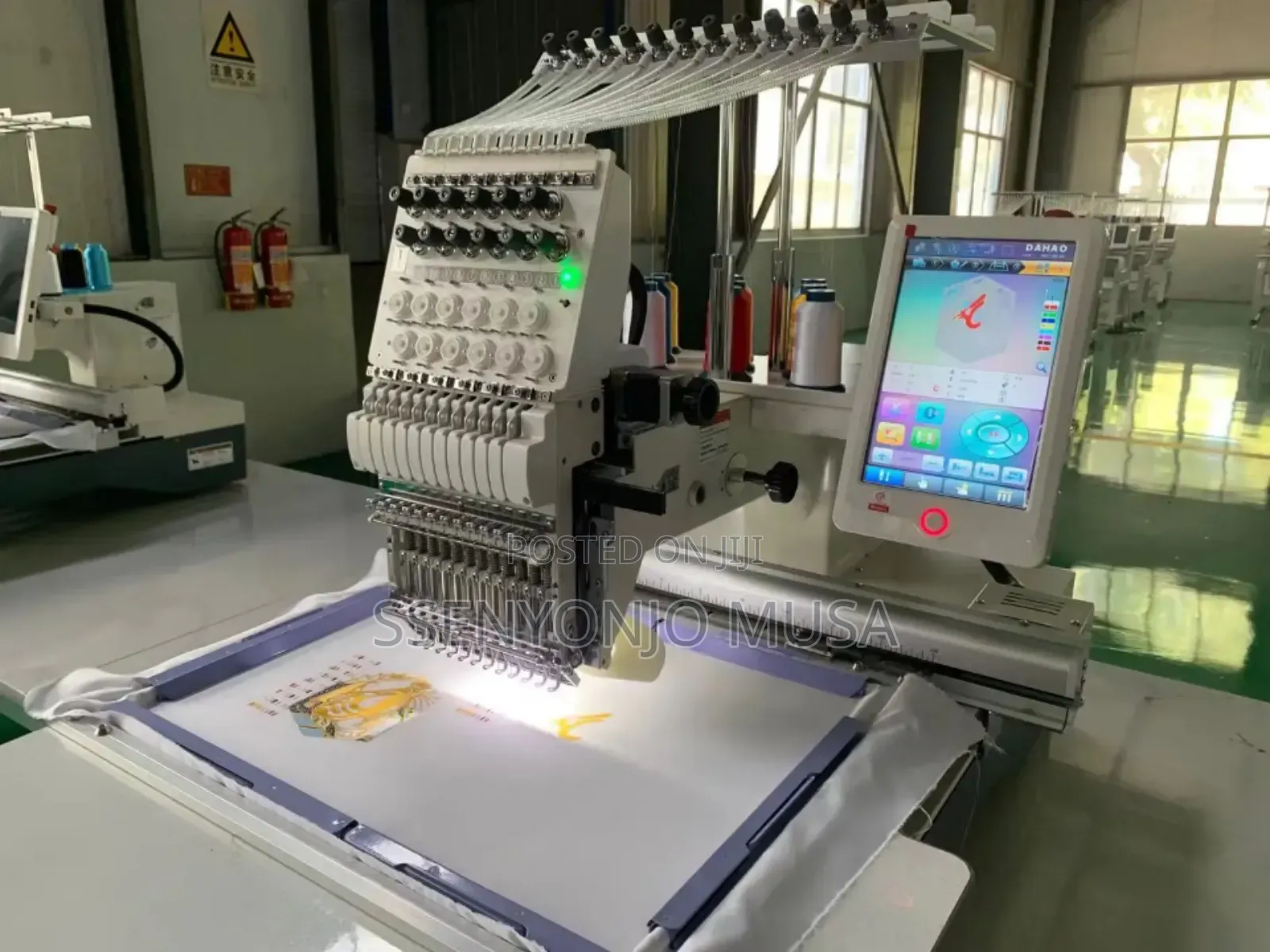 Yunfu Single Head Computerized Embroidery Machine-12 Needles