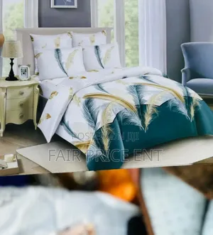 Kingsize Vip Duvet Cover Set of 10pcs Inside.6*6 5*6(Blue)