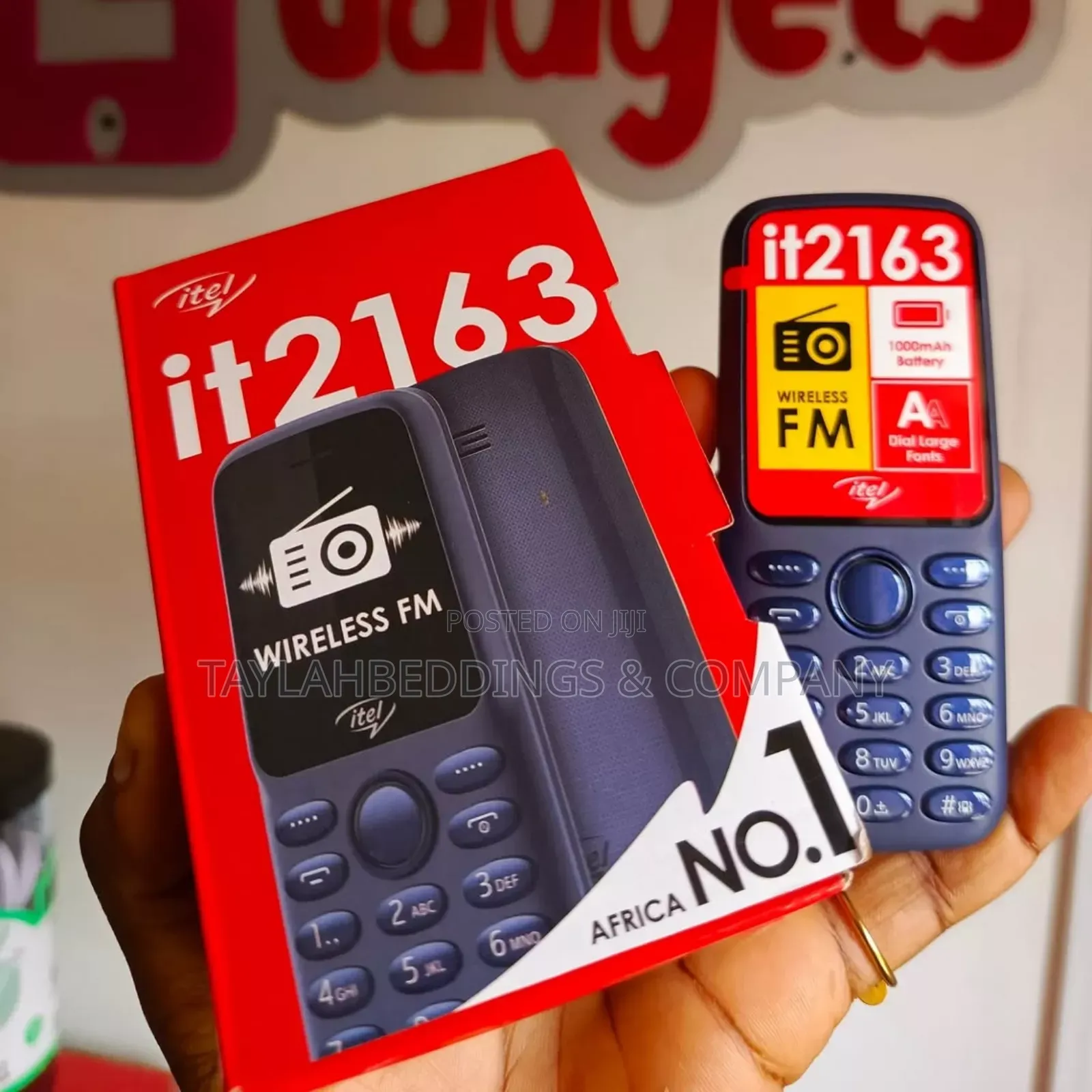 New Itel it2163 Black