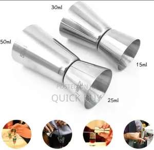 25/50ml 15/30ml Bar Craft Double Liquor Measuring Cup