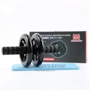 Super Mute Double Abdomen Ab Rollers Wheel