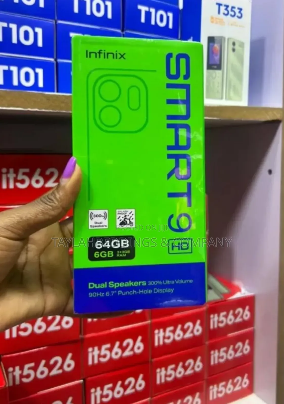 New Infinix Smart 9 64 GB Black
