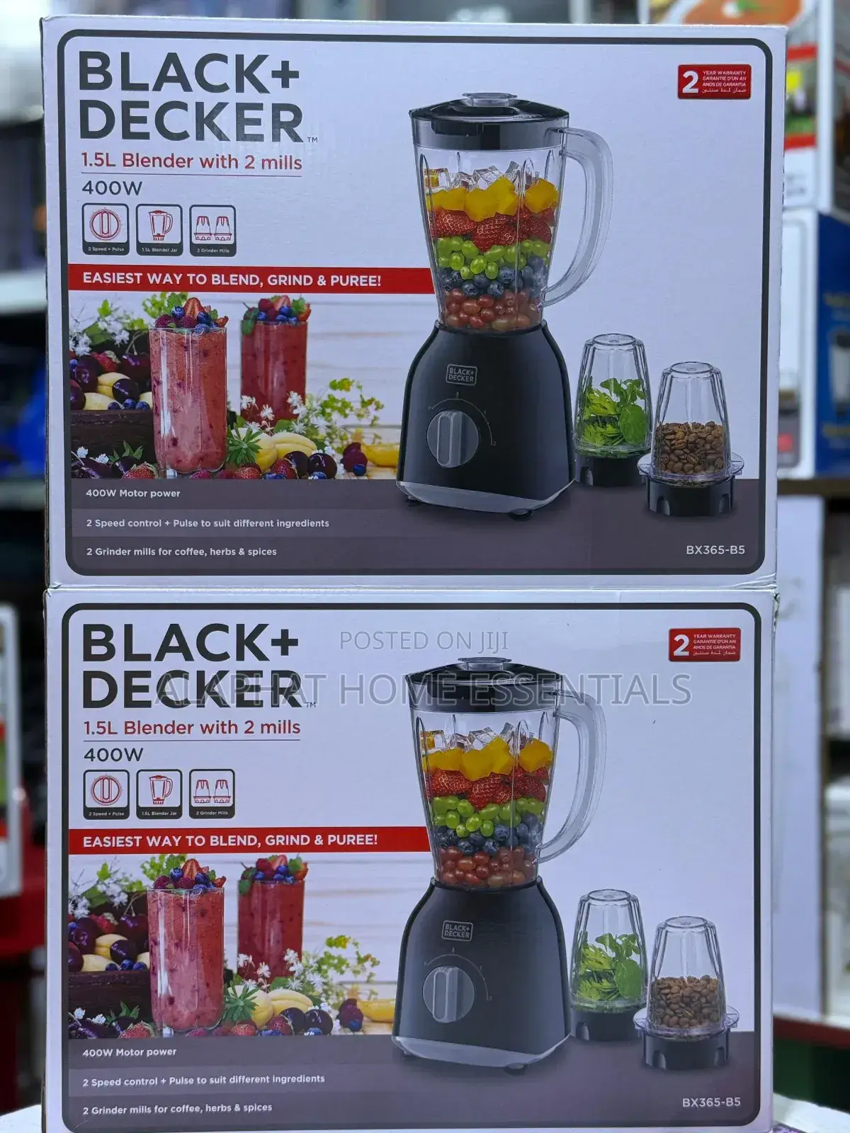 Black+Decker One Jar With 2mills
(Grinders)
