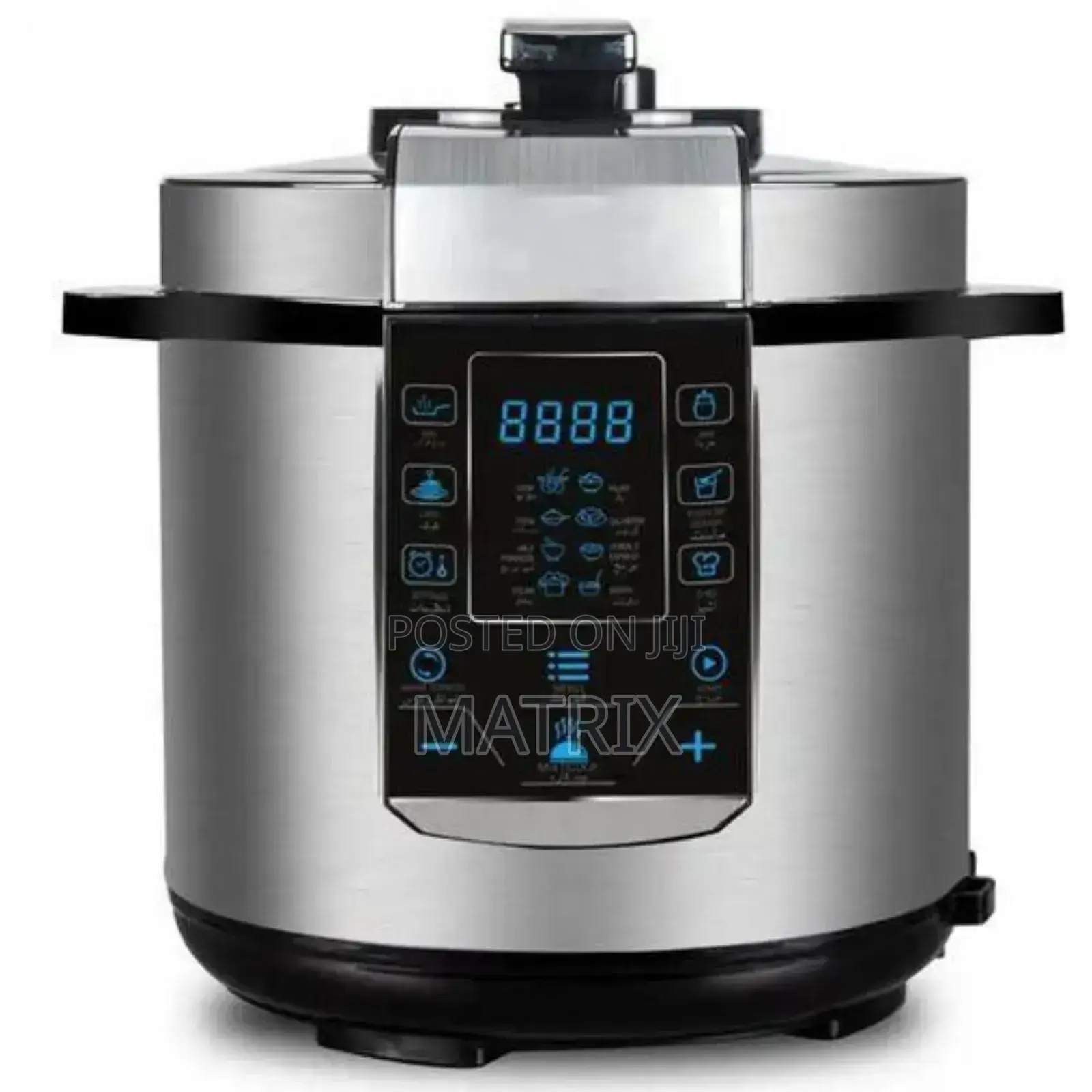 Hoffmans 4 In1 Electric Pressure Cooker 6l, Hm 718 - Silver