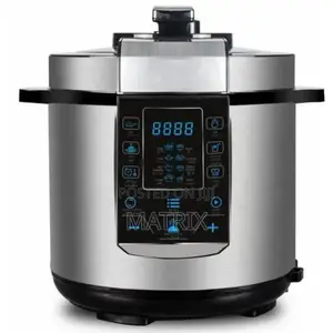 Hoffmans 4 In1 Electric Pressure Cooker 6l, Hm 718 - Silver