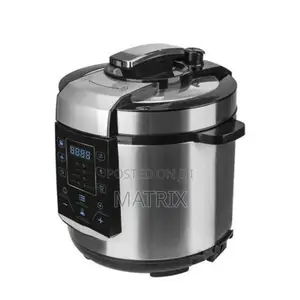 Hoffmans 4 In1 Electric Pressure Cooker 6l, Hm 718 - Silver