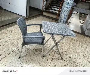 Reading Wooden Table and a Chair Set