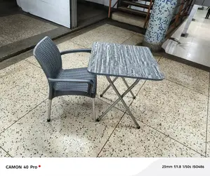Reading Wooden Table and a Chair Set